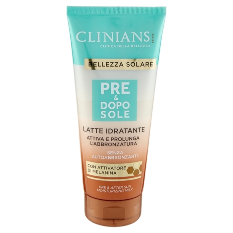 Clinians Bellezza Solare Pre & Doposole Latte Idratante 200 mL
